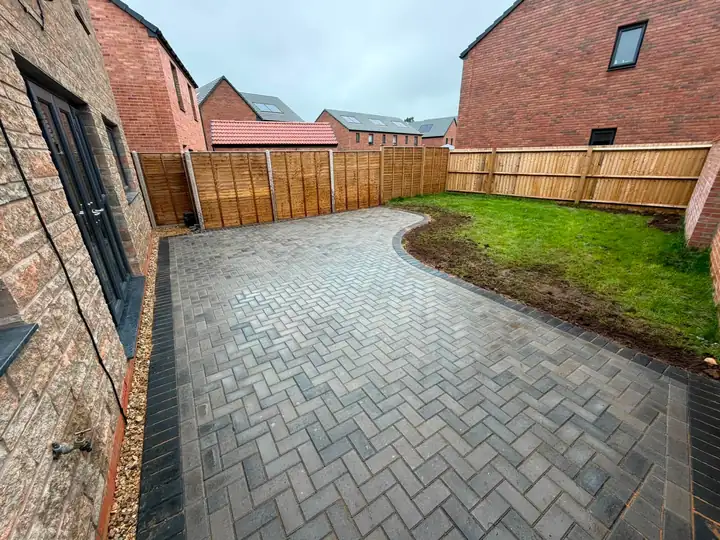 Block paving driveway laid by Select Paving and Roofing